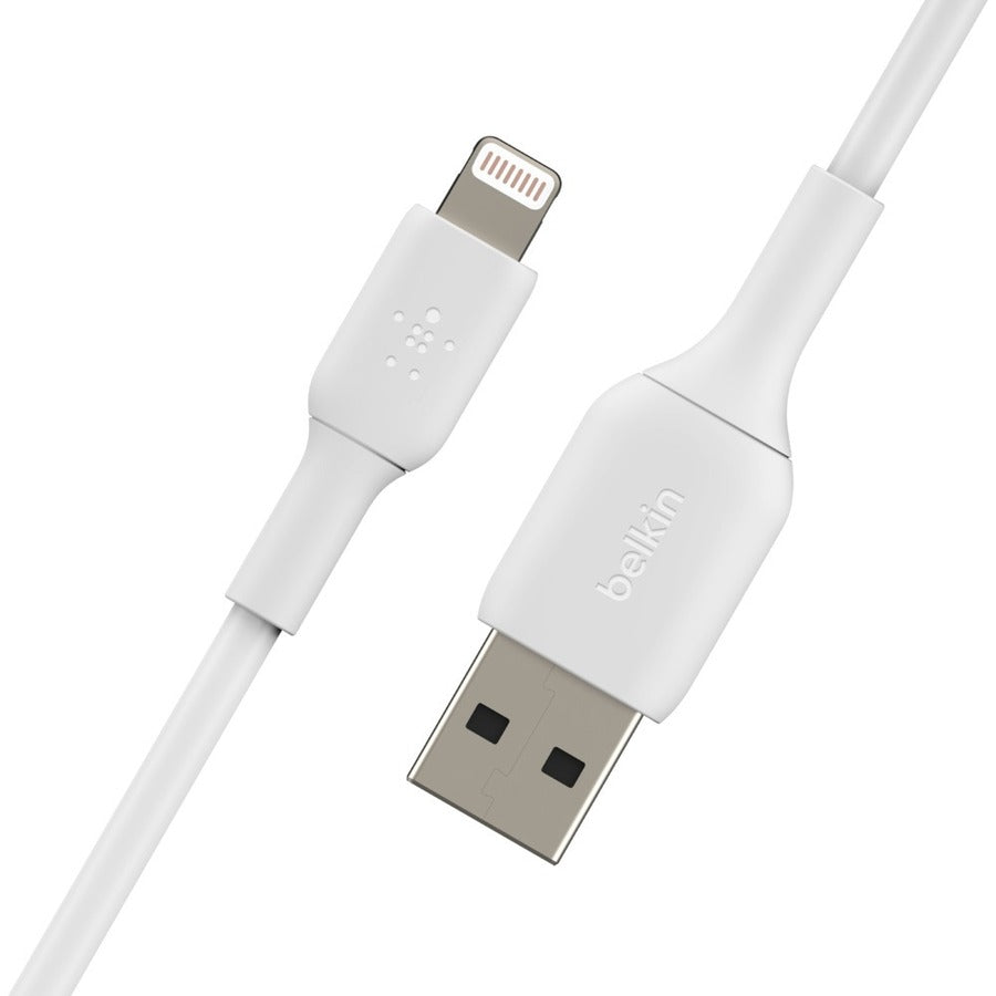 Belkin BoostCharge Lightning to USB-A Cable (1 meter / 3.3 foot, White) - CAA001bt1MWH