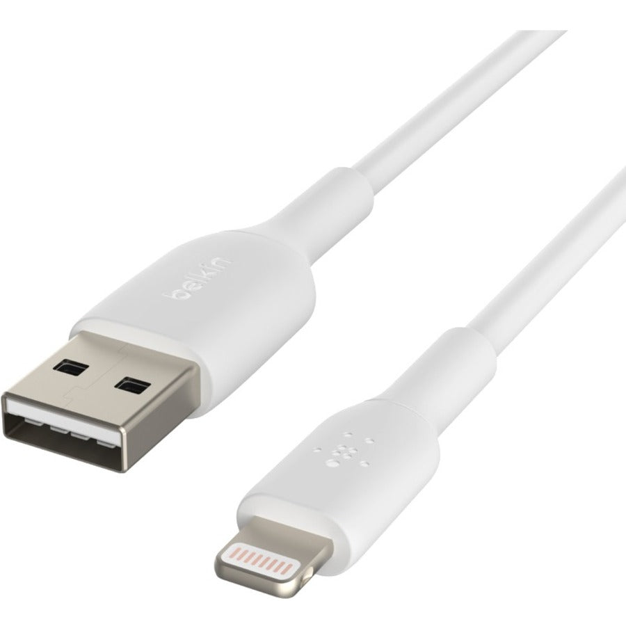 Belkin BoostCharge Lightning to USB-A Cable (1 meter / 3.3 foot, White) - CAA001bt1MWH