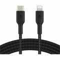 Belkin 30W USB-C to Lightning Cable - Nylon, Braided - M/M - 2m/6.6ft - Black - CAA004BT2MBK