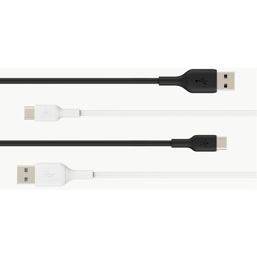 Belkin BoostCharge USB-C to USB-A Cable (1 meter / 3.3 foot, White) - CAB001BT1MWH