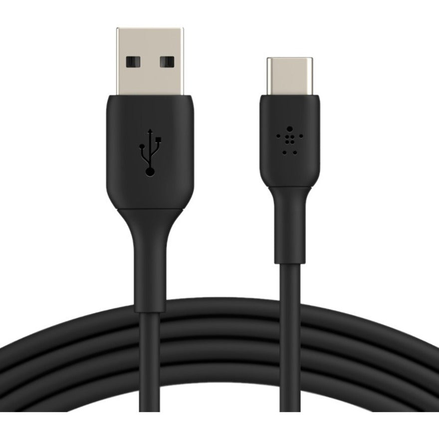 Belkin BoostCharge USB-C to USB-A Cable ( (2 meter / 6.6 foot, Black) - CAB001BT2MBK