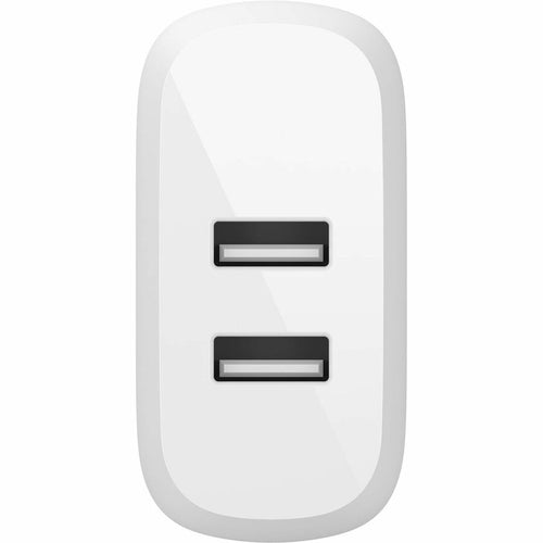 Belkin BoostCharge Dual USB-A Wall Charger 24W (USB-A to USB-C cable included) - Power Adapter - WCE001dq1MWH