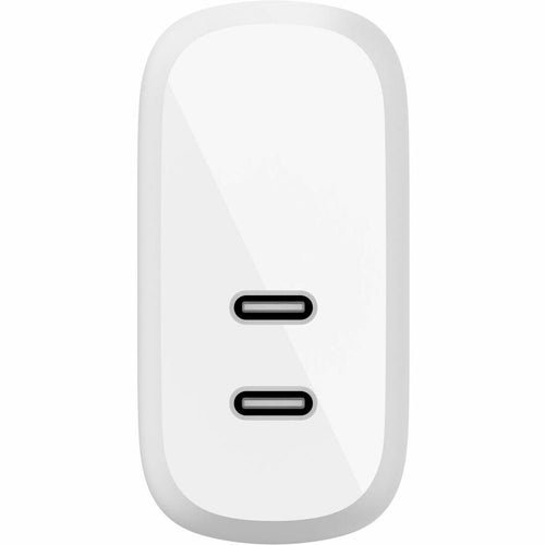 Belkin BoostCharge Dual USB-C Power Delivery Wall Charger 40W - Power Adapter - WCB006dqWH