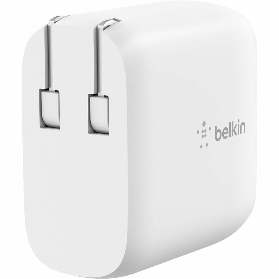 Belkin BoostCharge Dual USB-C Power Delivery Wall Charger 40W - Power Adapter - WCB006dqWH