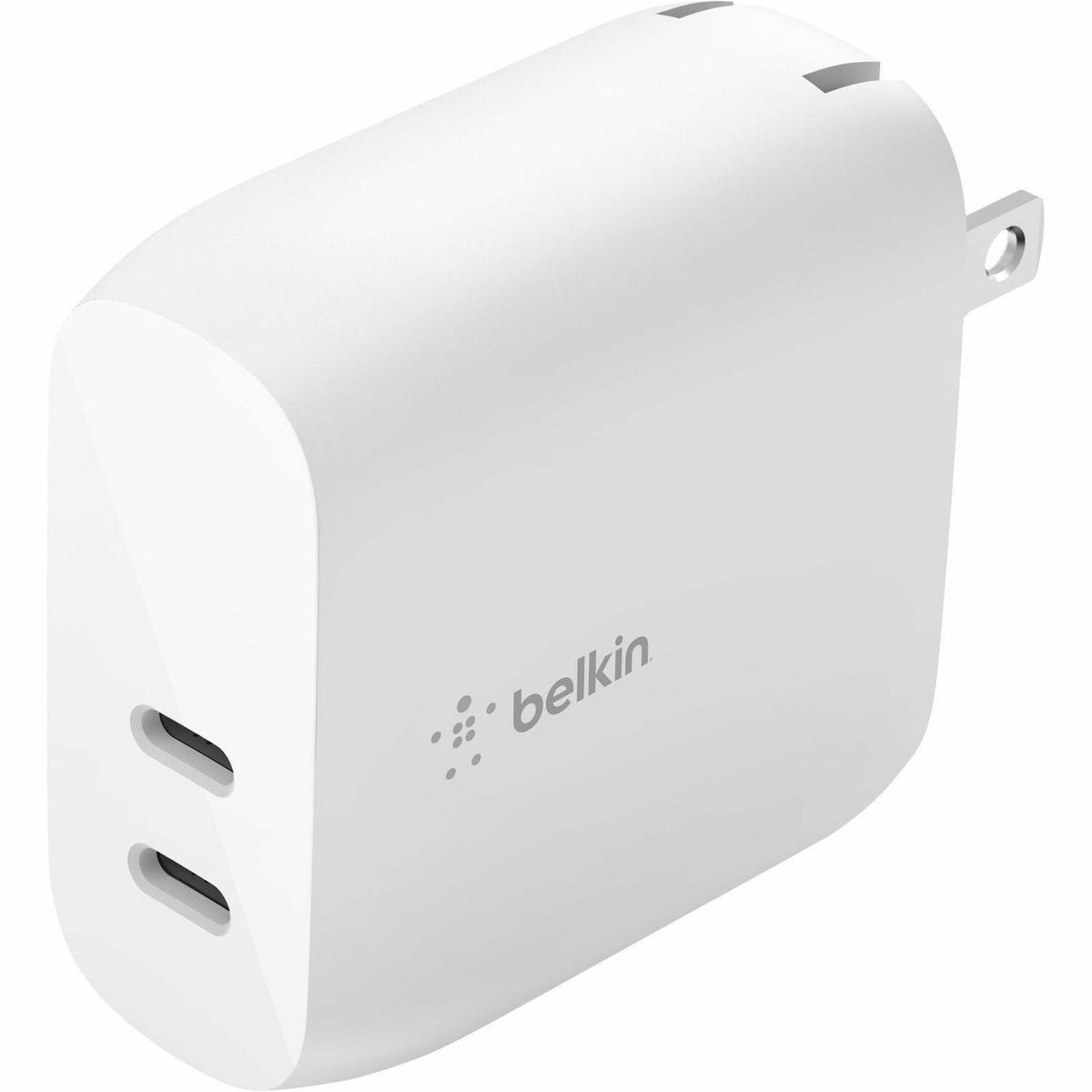 Belkin BoostCharge Dual USB-C Power Delivery Wall Charger 40W - Power Adapter - WCB006dqWH