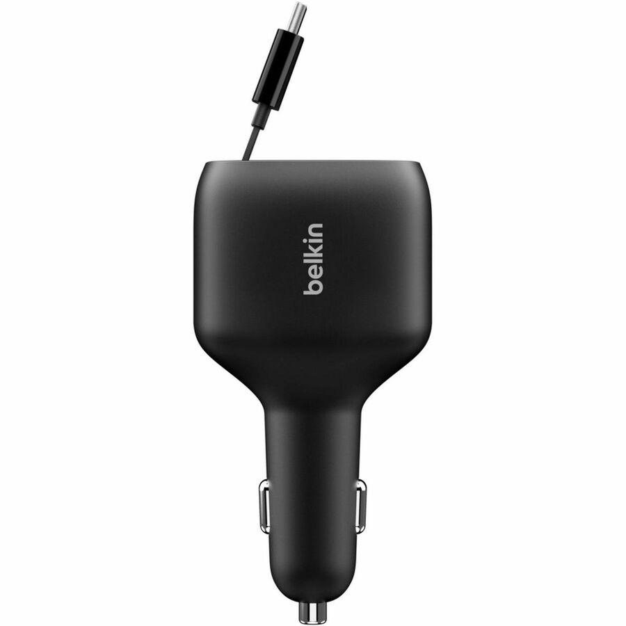 Belkin BoostCharge Retractable Car Charger 75W - CCC001fqBK