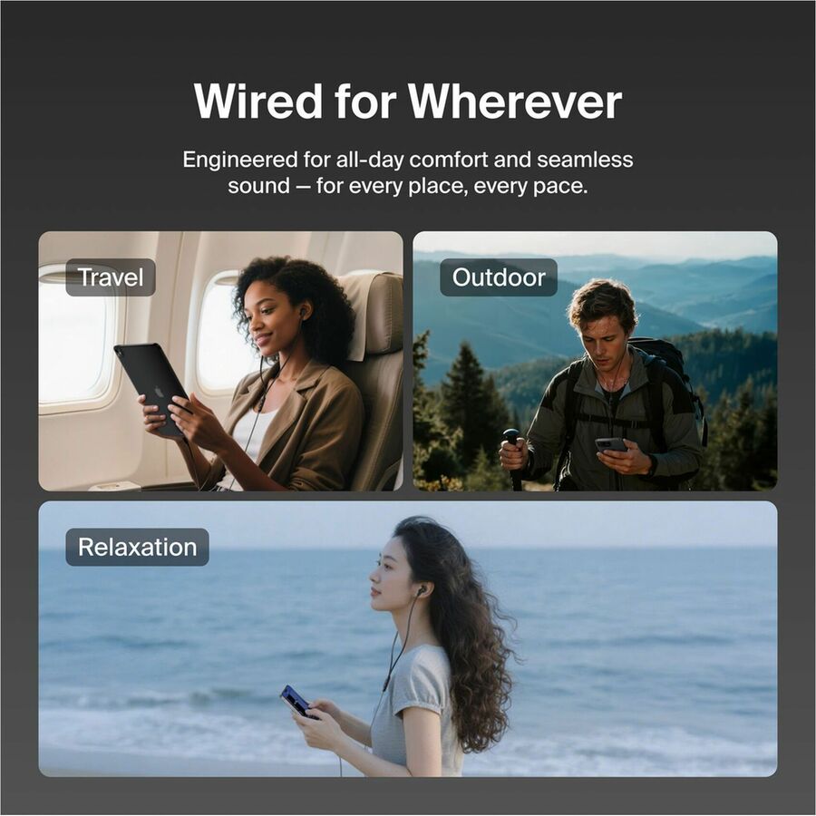 Belkin SoundForm ANC Wired Earbuds (USB-C) - G3H0003fqBK