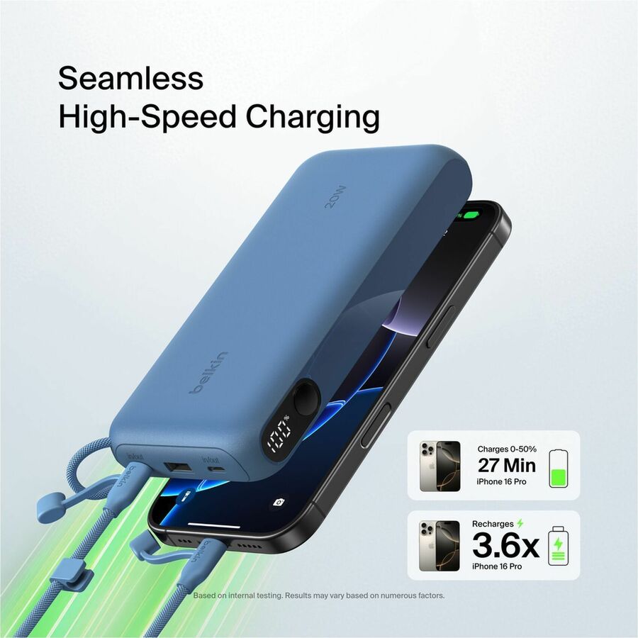 Belkin BoostCharge Power Bank 20K with Display - BPB028fqBL