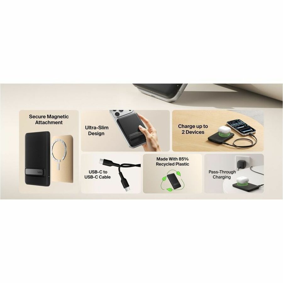 Belkin Boostcharge Pro 5000mAh Power Bank - BPD011fqBK