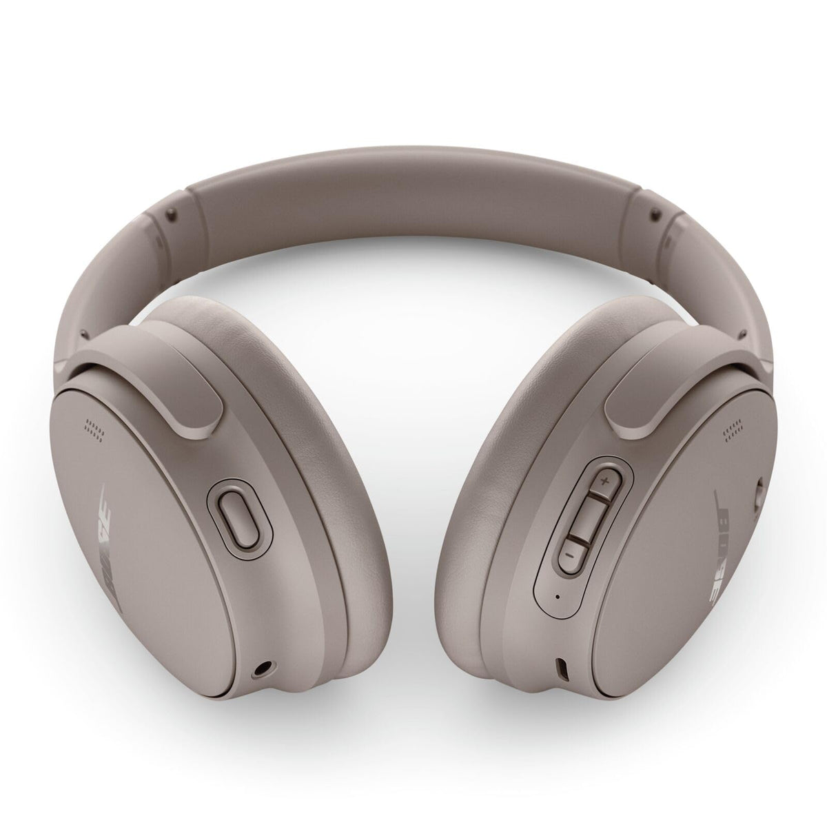 Bose - QuietComfort Wireless Noise Cancelling Over-the-Ear Bluetooth Headphones - Sandstone