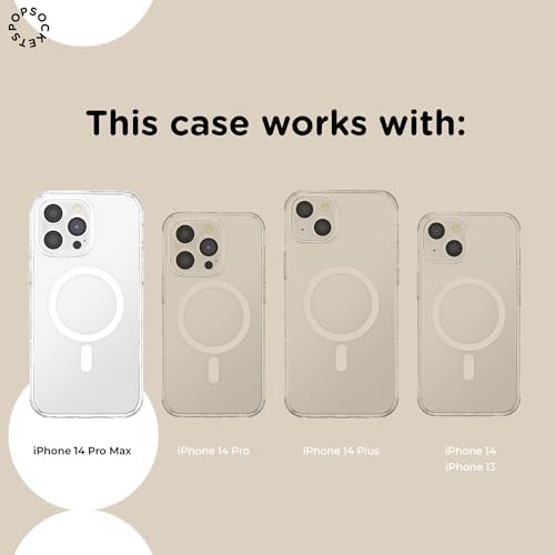 PopSockets iPhone 14 Pro Max Phone Case with MagSafe, Wireless Charging Compatible, Disney - Mickey's Buffet