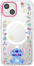 PopSockets iPhone 14 Phone Case with MagSafe- Stitch Snacks
