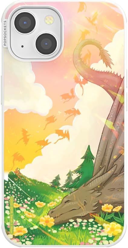 PopSockets iPhone 14 Case with MagSafe, Phone Case for iPhone 14, Grip Sold Separately, Wireless Charging Compatible - Abraxos