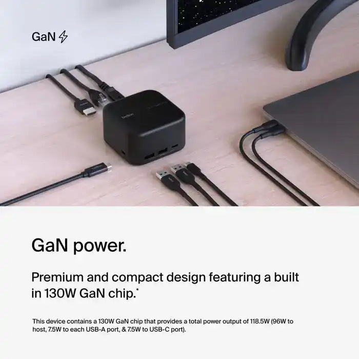 Belkin INC012 – USB-C 6-in-1 GaN Docking Station 130W