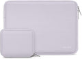 MOSISO Laptop Case 13.3 inch, 13-13.3 inch Laptop Sleeve Bag Compatible with MacBook Air/Pro 13/Pro 14 M5 M4 M3 M2 M1, HP Dell ASUS Lenovo, Neoprene Computer Sleeve Bag with Small Case, Dusty Lilac