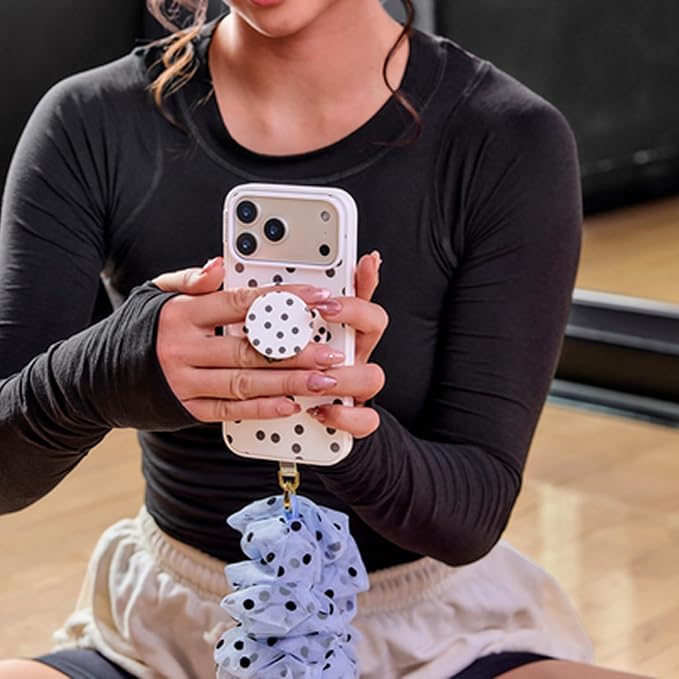 PopSockets iPhone 17 Pro Max Phone Case with MagSafe- Spotlight Dots | Magnetic, Wireless Charging, Camera & Drop Protection, Phone, Women, Electronic Accessories, For iPad/Kindle/iPhone/Android