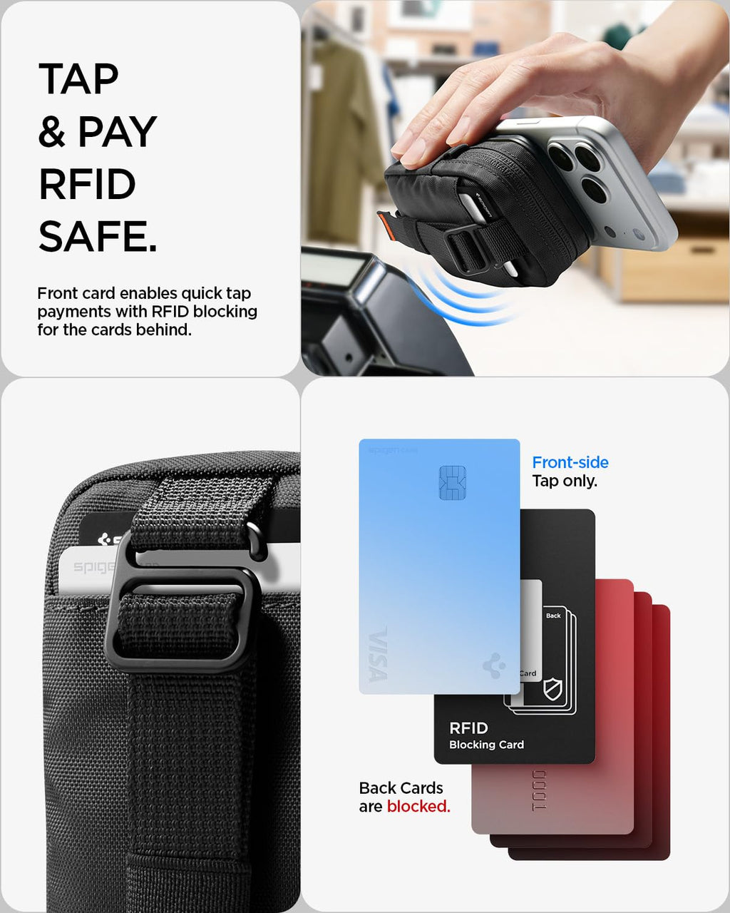 Spigen Tintap Zip 2 MagFit Magnetic Organizer Wallet