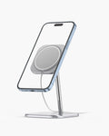 Lamicall Adjustable Aluminum Phone Stand for MagSafe Charger for Magsafe Accessories [Not fits iPhone 14-13-12][MagSafe Charger Not Included]