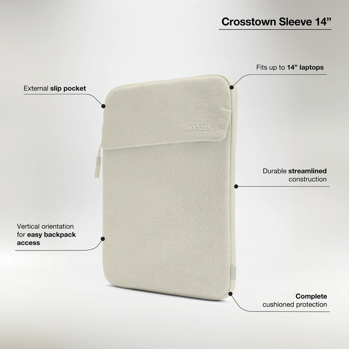 Incase Crosstown Sleeve for 14-inch Laptop