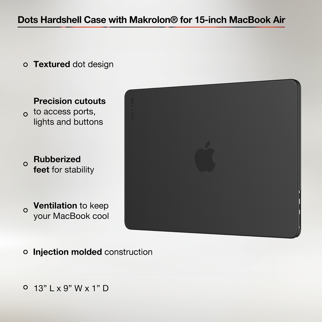 Incase Dots Hardshell with Makrolon® for MacBook Air 15"