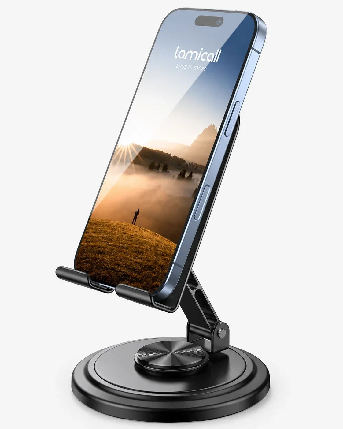 Lamicall 360° Rotation Sturdy Adjustable Desktop Phone Holder Foldable Mobile Stand