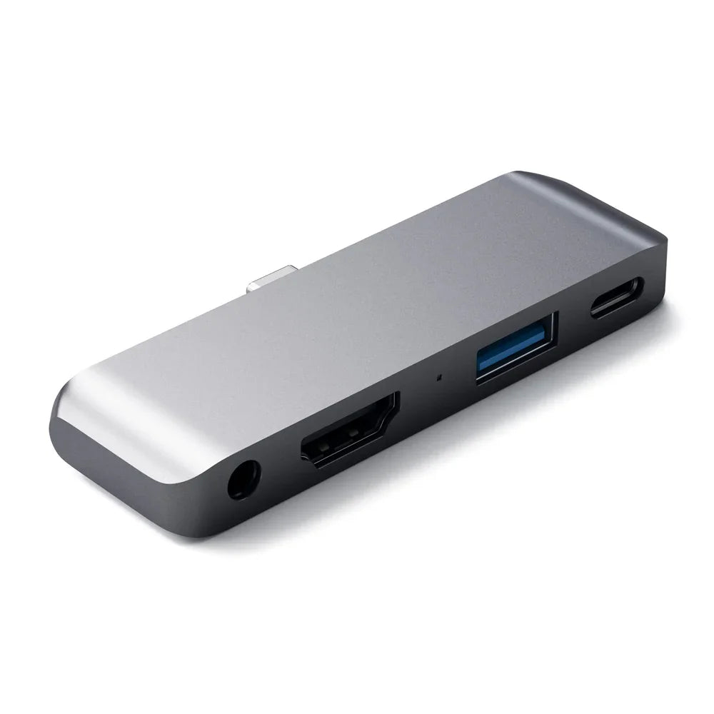 Satechi Type-C / USB-C Aluminium Clamp 4K USB Hub Pro - Space Grey ST-TCMPHM 879961008031