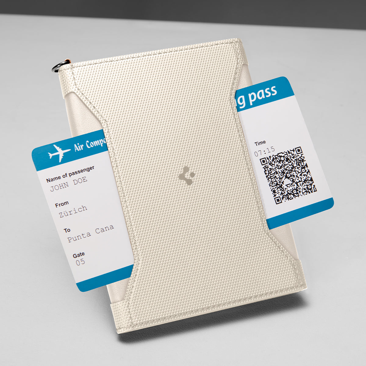 Spigen Passport Holder Case – RFID Blocking Travel Wallet with Card Slots & SIM Storage