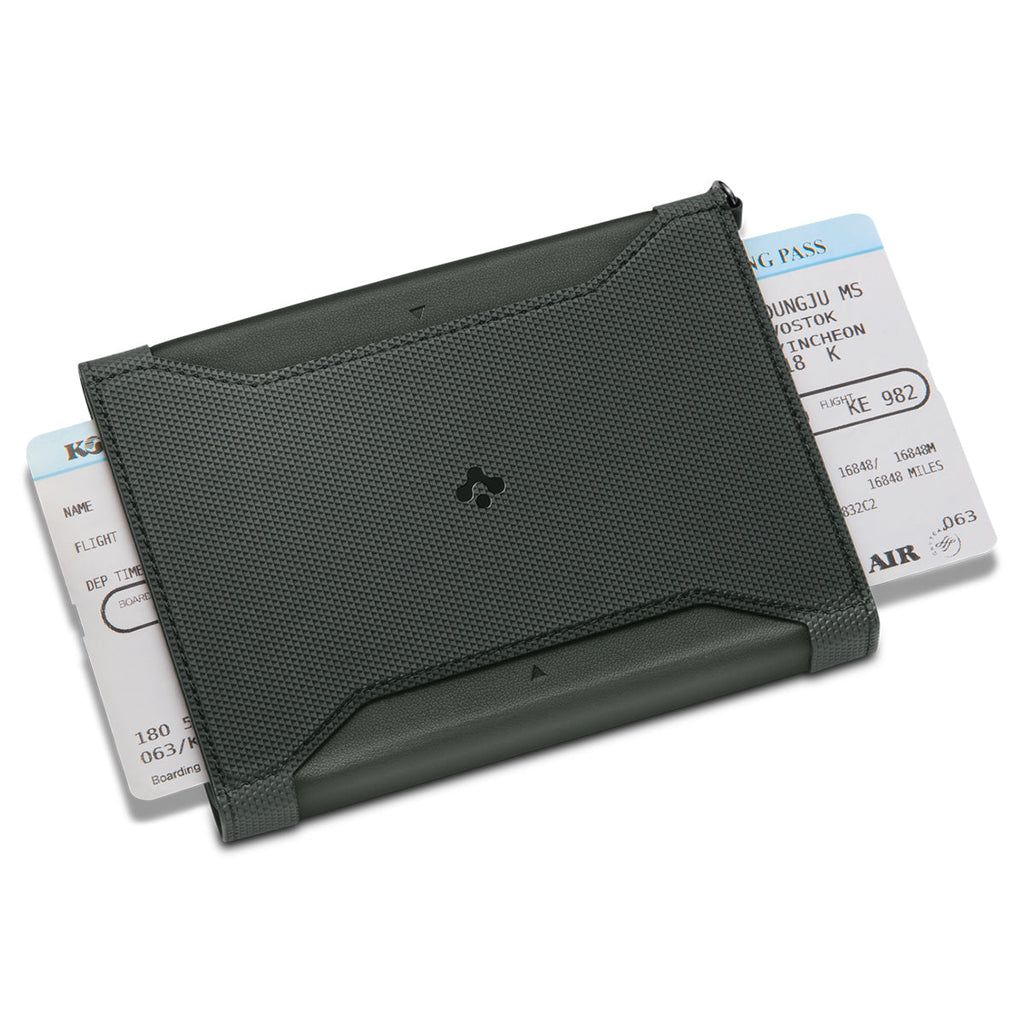 Spigen Passport Holder Case – RFID Blocking Travel Wallet with Card Slots & SIM Storage
