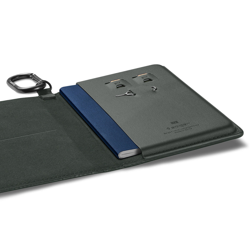 Spigen Passport Holder Case – RFID Blocking Travel Wallet with Card Slots & SIM Storage