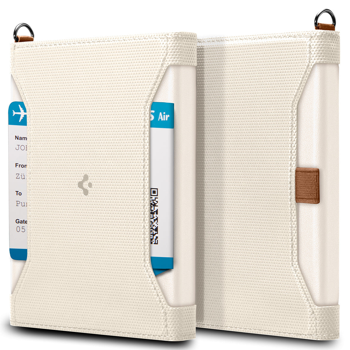 Spigen Passport Holder Case – RFID Blocking Travel Wallet with Card Slots & SIM Storage