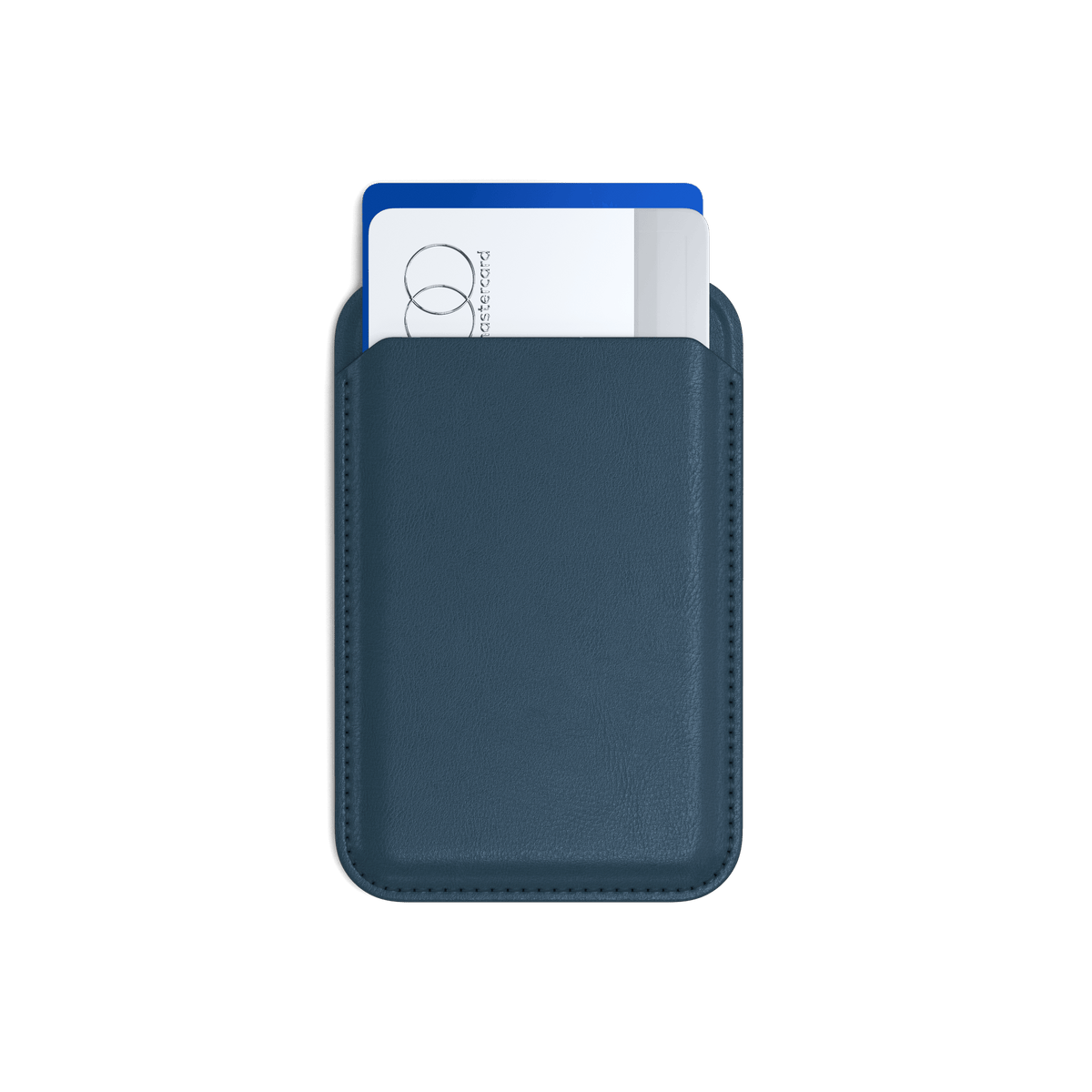 Vegan-Leather Magnetic Wallet Stand